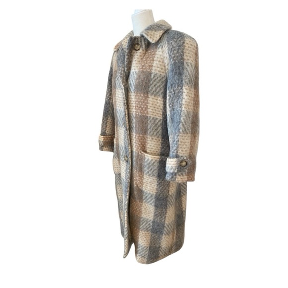 Paul Levy Vintage 80s Mohair Wool Long Coat - Picture 2 of 9